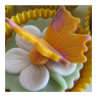 vrouwtje deeg cupcakes