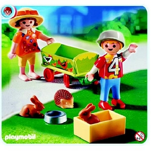 PLAYMOBIL BOLDERWAGEN MET DIEREN
