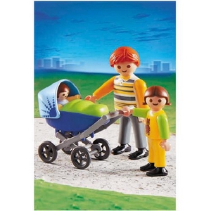 PLAYMOBIL VADER MET KINDERWAGEN