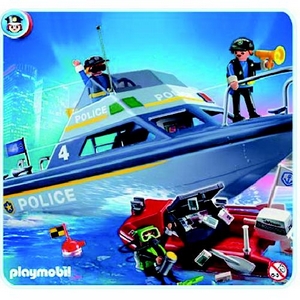 PLAYMOBIL POLITIEBOOT
