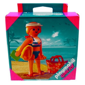 PLAYMOBIL TOERISTE OP HET STRAND uitlopend produkt