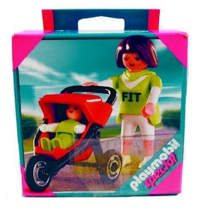 PLAYMOBIL MOEDER MET BUGGY