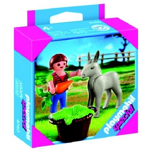 PLAYMOBIL KIND MET EZELSVEULEN   uitlopend produkt