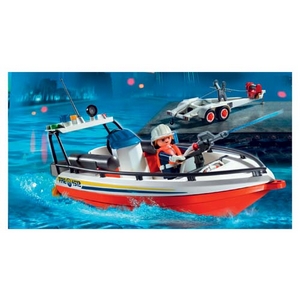 PLAYMOBIL BRANDWEERBOOT