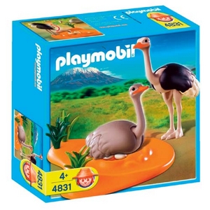 PLAYMOBIL STRUISVOGEL MET NEST uitlopend produkt