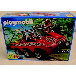 PLAYMOBIL SCHATJAGER AMFIBIEVOER uitlopend produkt