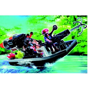 PLAYMOBIL SCHATJAGER BOOT/KANON  uitlopend produkt