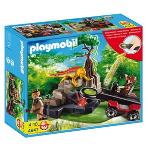 PLAYMOBIL SCHATJAGER KRISTALDETE  uitlopend produkt