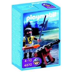 PLAYMOBIL KANONNIER LEEUWENRIDDE  uitlopend produkt