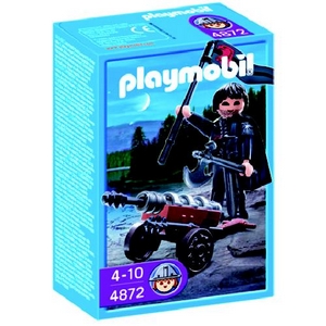 PLAYMOBIL KANONNIER VALKENRIDDERS  uitlopend produkt