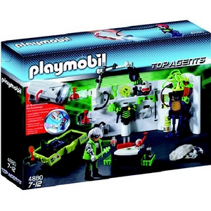 PLAYMOBIL ROBO GANSTER LAB  uitlopend produkt