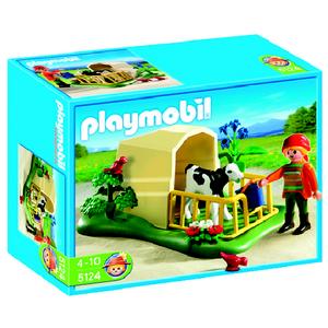 PLAYMOBIL BOERIN MET KALF