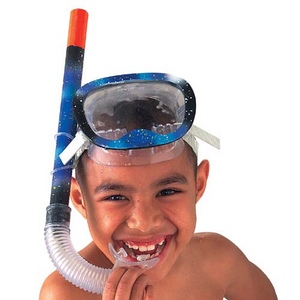DUIKBRIL+SNORKEL 3 ASSORTIE WATERLINE