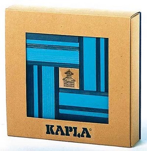 KAPLA 40 + BOEK (LICHT-/DONKERBLAUW)