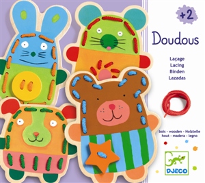Djeco rijgpuzzel doudous