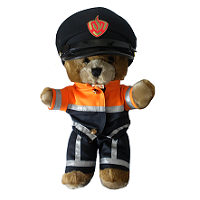 Brandweer knuffelbeer