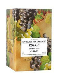 Grenache Rouge<br />Ch�teau de Pierreux, Odenas.<br />Bag-in-Box 10 Liter