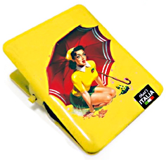 Metalen sluitclip Pin Up Giallo