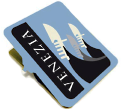 Metalen sluitclip Venezia