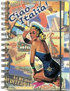 Spiraal notitieboek 'Ciao Italia'