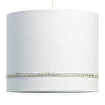 Hanglamp Linnen Wit