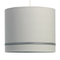 Hanglamp Linnen Zilvergrijs