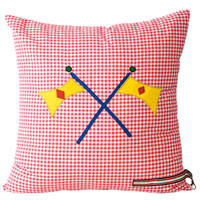 Kussen Heroes in Rood
