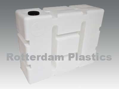 1000 liter verticale tank met schotten