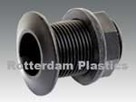 Doorvoer PE 1 inch buitendraad