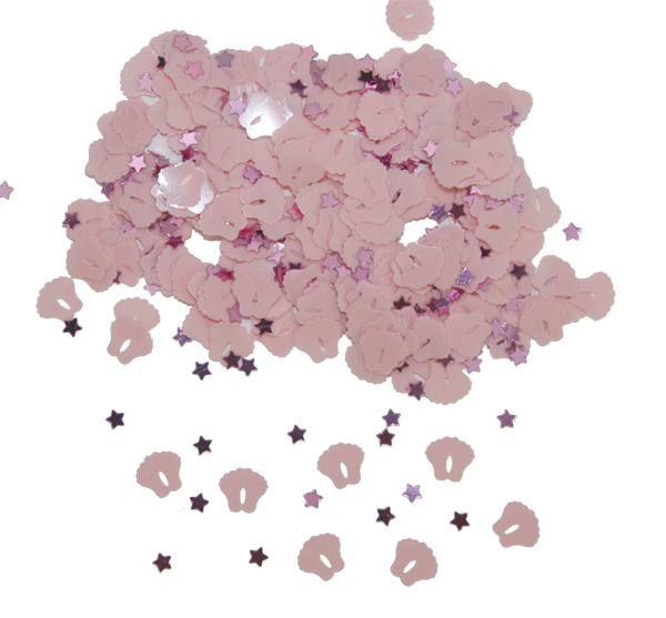 Tafelconfetti Voetjes Roze