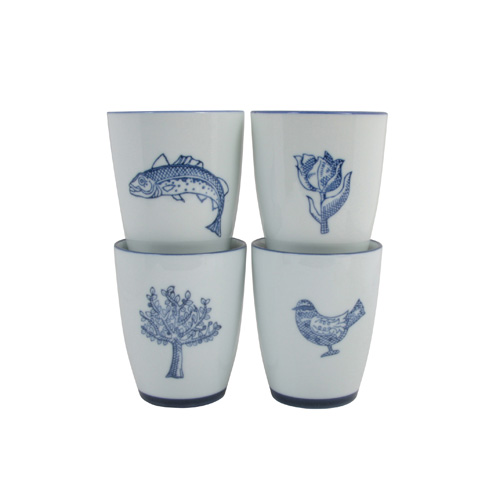 House of Basics: Set van 4 mokken By Anouk