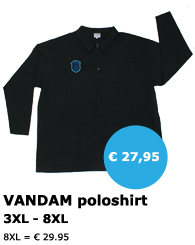 VANDAM - grote maten heren polo - Mister Big