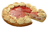 Aardbeien vlaai