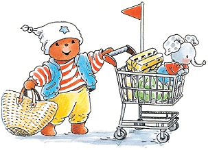 Bobbi doet boodschappen Bobbi