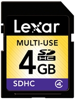 Lexar - SDHC CARD 4GB