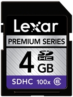 Lexar - SDHC PREMIUM 4GB 100X
