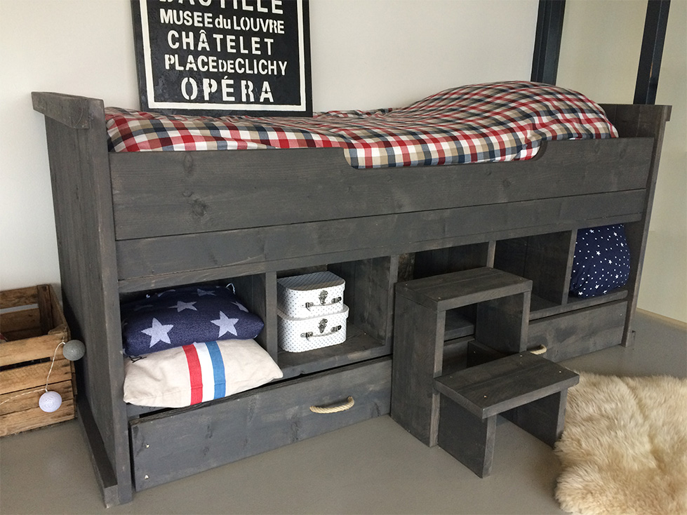 Kinderbed van stevig massief hout v.a. €99,95 (tip) kinderbedden ...