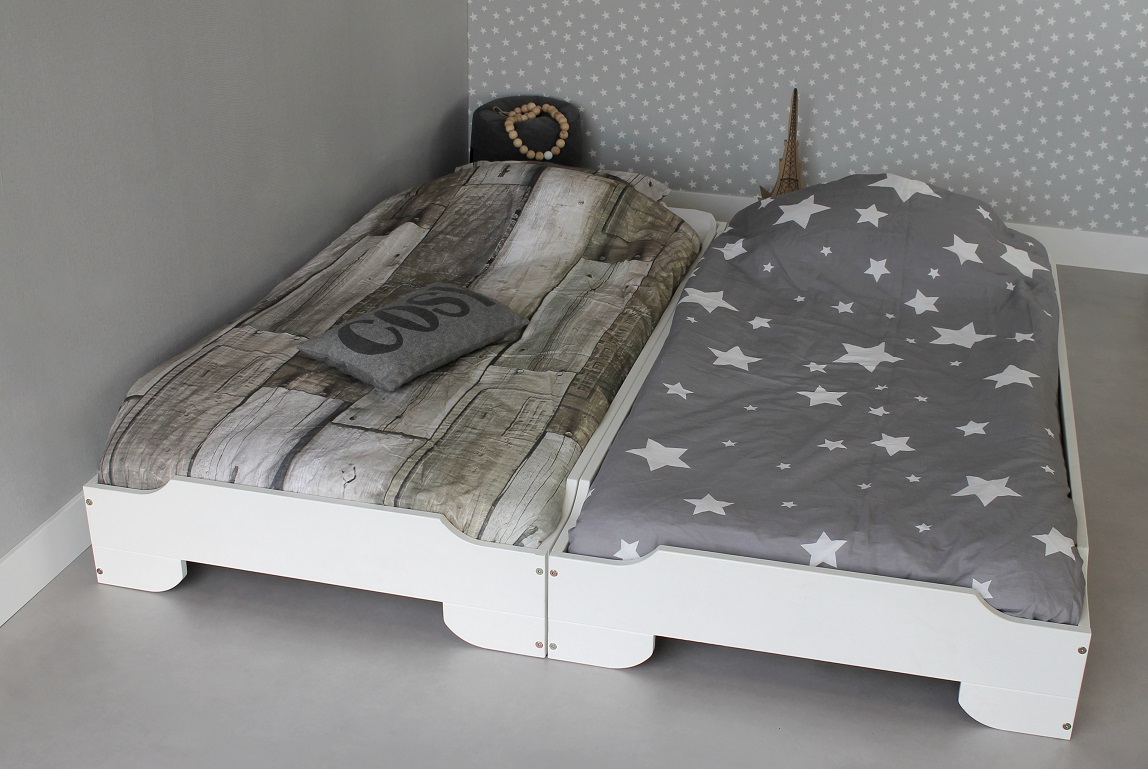 Stapelbaar bed twins