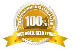 Niet goed, geld terug!