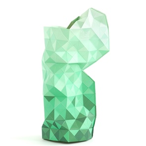 Paper Vase gradient groen*