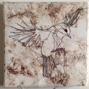 Kustwerkje Birds 14 VERKOCHT