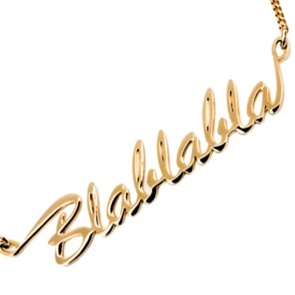 Blablabla goud ketting*