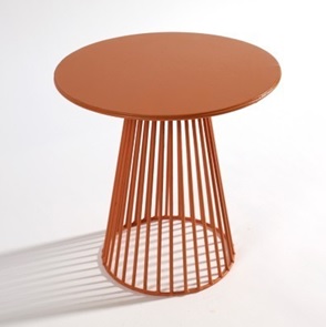 Bijzettafeltje Garbo rood/oranje