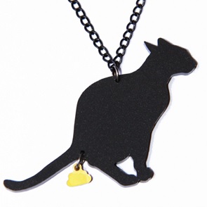 GoldenTurd Cat Ketting zwart
