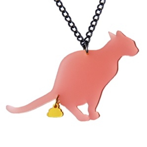 GoldenTurd Cat Ketting roze