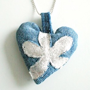 Jeans Hart ketting NIEUW
