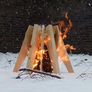 Fire up kampvuur