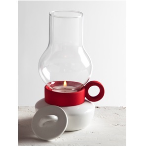 Bugia Waxinehouder rood