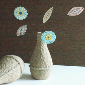 Paperpulp vaas small NIEUW