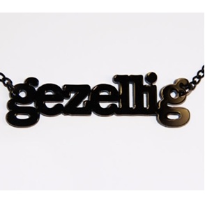 Woordketting Gezellig zwart*